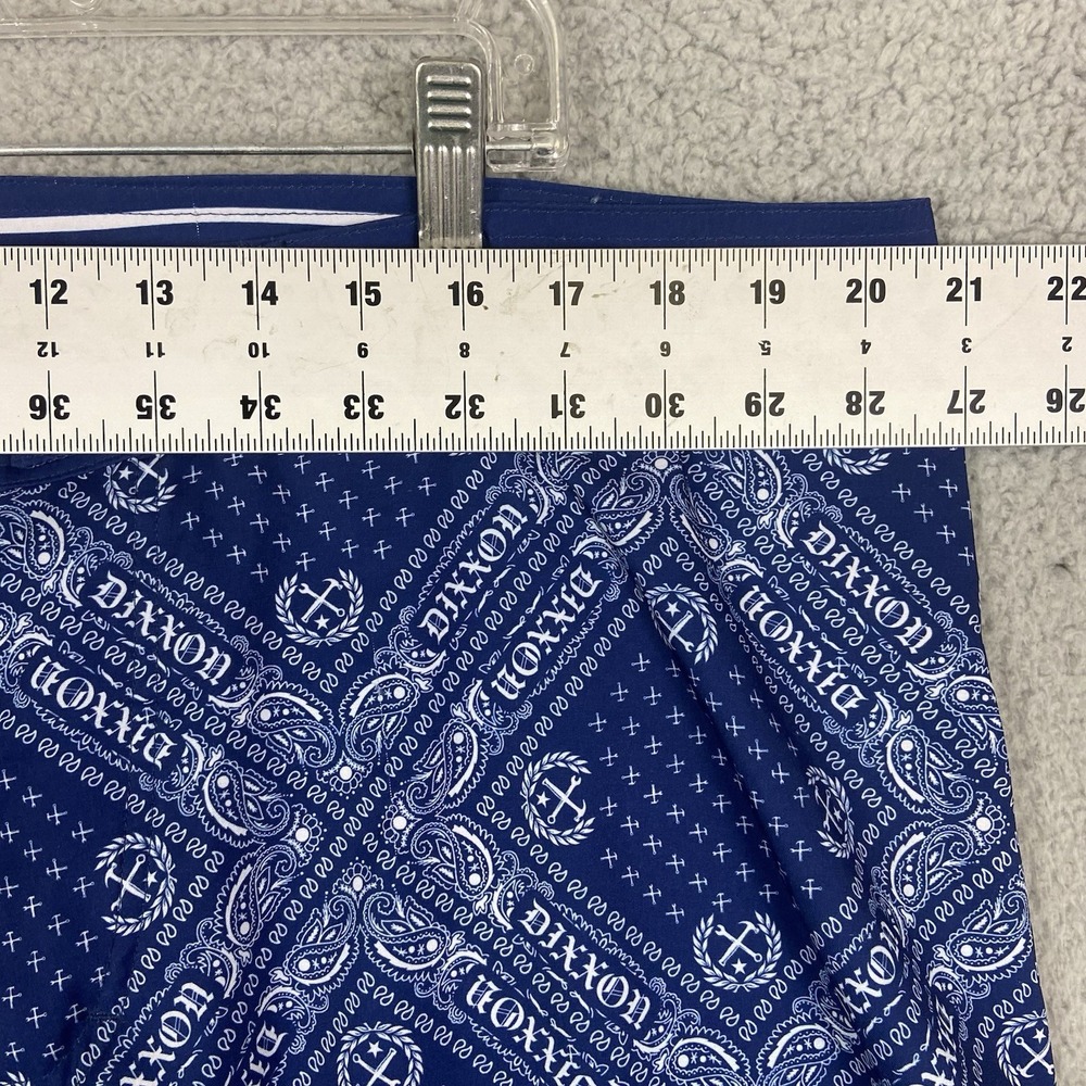 Dixxon Board Shorts Mens Size 40 Blue Paisley Bandana Swim Trunks Surf Beach Dra - Picture 7 of 12